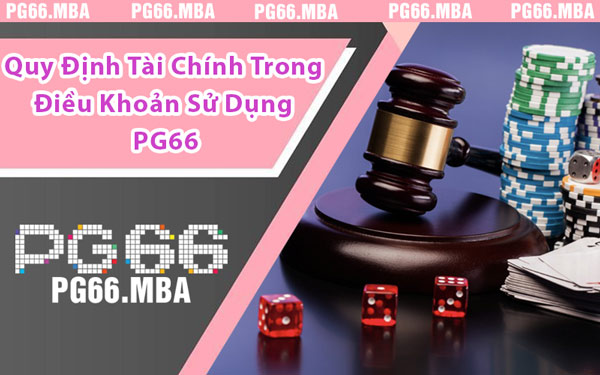 Quy Định Tài Chính Trong Điều Khoản Sử Dụng PG66